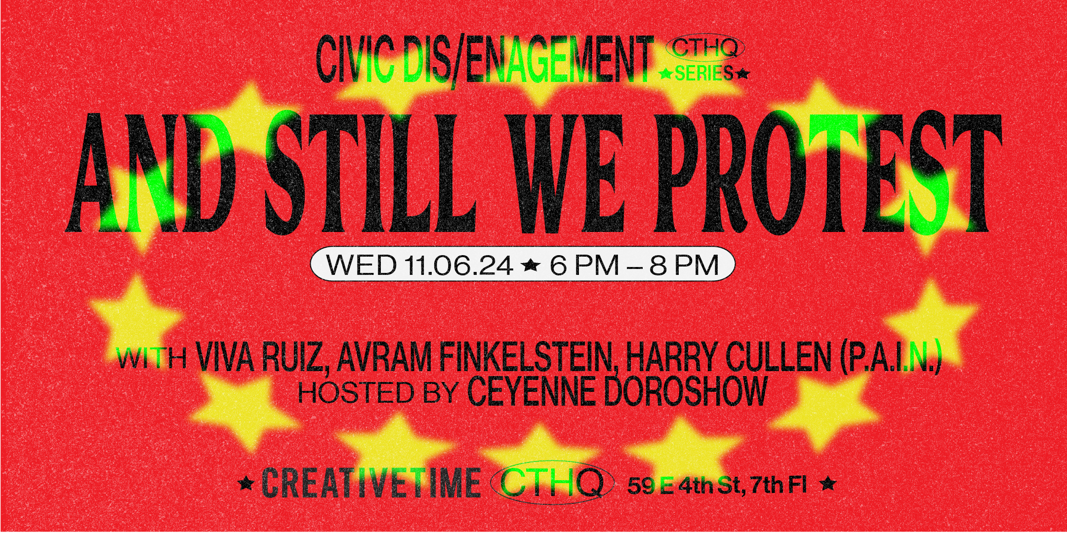 Civis Dis/Engagement event 2 banner