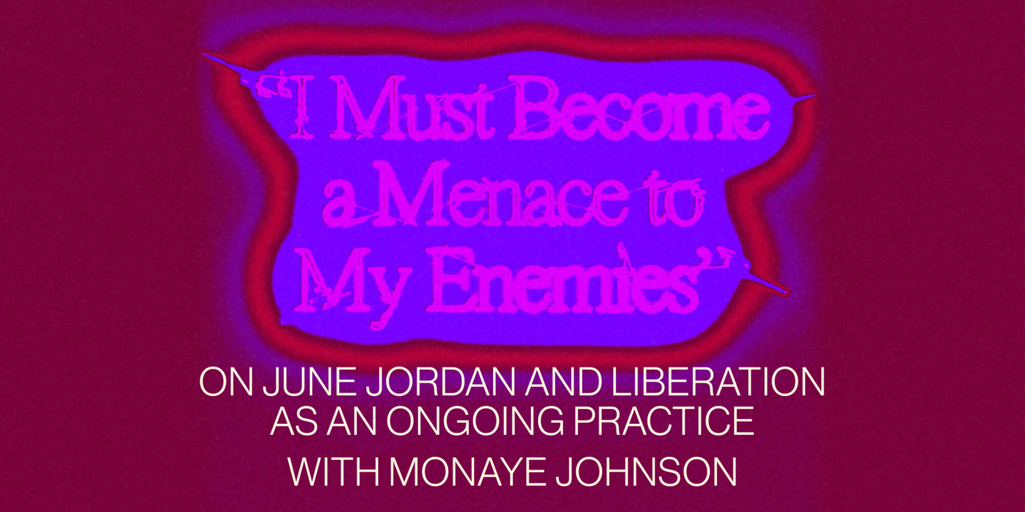 June Jordan event poster for CTHQ on June 18